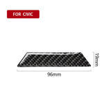 Max Maxb Carbon Fiber Central Control Storage Frame Cover For Honda Civic 2016-2019