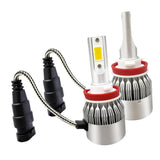 Max Maxb Auto Car COB LED Fog Headlight Bulbs Conversion Kit Hi/Lo Beam Lamps H11