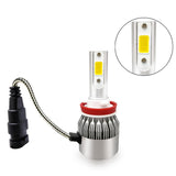 Max Maxb Auto Car COB LED Fog Headlight Bulbs Conversion Kit Hi/Lo Beam Lamps H11