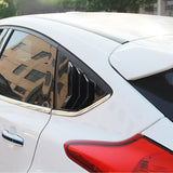 Max Maxb Car Rear Window Blinds Side Louvers Vent for Ford Focus ST RS MK3 2012-2018