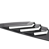 Max Maxb For Ford Focus ST RS MK3 Hatchback Carbon Fiber Window Side Louvers Vent