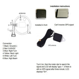 Max Maxb Multi-function GPS Speed Odometer Instrument w/ Far Light L&R Steering Lamp