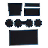 Max Maxb Gate slot pad For Tesla Model Accessories AntiSlip Mat Auto Cup Holder Blue