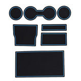 Max Maxb Gate slot pad For Tesla Model Accessories AntiSlip Mat Auto Cup Holder Blue