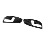 Max Maxb Carbon Fiber Seat Handle Panel Cover Trim Inner for Chevrolet Camaro 2017-19