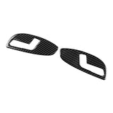 Max Maxb Carbon Fiber Seat Handle Panel Cover Trim Inner for Chevrolet Camaro 2017-19