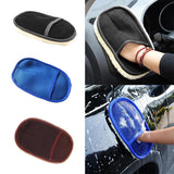 Max Maxb Car Cleaning Brushes Polishing Mitt Brush Clean Wool Car Wash Glove Black
