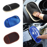 Max Maxb Car Cleaning Brushes Polishing Mitt Brush Clean Wool Car Wash Glove Black