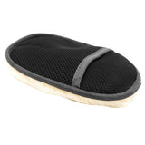 Max Maxb Car Cleaning Brushes Polishing Mitt Brush Clean Wool Car Wash Glove Black