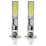 Max Maxb 2pcs H1 COB White 6000K COB LED 1000LM DRL Head Driving Fog Beam Light Lamp