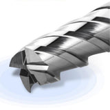 Max Maxb CNC Tungsten Steel Three-edge HRC45 Degree Flat-end Milling Tool 2x4Dx50mm