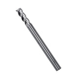Max Maxb CNC Tungsten Steel Three-edge HRC45 Degree Flat-end Milling Tool 4x4Dx50mm