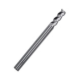 Max Maxb CNC Tungsten Steel Three-edge HRC45 Degree Flat-end Milling Tool 4x4Dx50mm