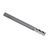 Max Maxb CNC Tungsten Steel Three-edge HRC45 Degree Flat-end Milling Tool 4x4Dx50mm