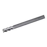 Max Maxb CNC Tungsten Steel Three-edge HRC45 Degree Flat-end Milling Tool 4x4Dx50mm
