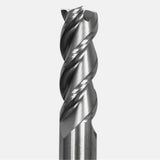 Max Maxb CNC Tungsten Steel Three-edge HRC45 Degree Flat-end Milling Tool 4x4Dx50mm
