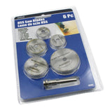 Max Maxb 5 Pieces Cutting Blade Discs Wheels 22mm-44mm w/ 3.2mm Mandrel Rotary Tool