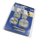 Max Maxb 5 Pieces Cutting Blade Discs Wheels 22mm-44mm w/ 3.2mm Mandrel Rotary Tool