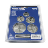 Max Maxb 5 Pieces Cutting Saw Blade Discs Wheels 22mm-44mm w/6mm Mandrel Rotary Tool