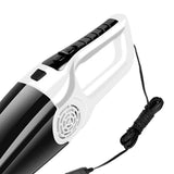 Max Maxb Portable 120W 12V Handheld Cyclonic Car Vacuum Cleaner Wet/Dry  White