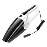 Max Maxb Portable 120W 12V Handheld Cyclonic Car Vacuum Cleaner Wet/Dry  White