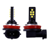 Max 12-SMD 3030 LED Headlight Foglight 60W Hi-Lo Beam Driving DRL