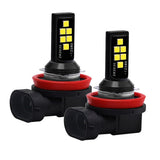 Max 12-SMD 3030 LED Headlight Foglight 60W Hi-Lo Beam Driving DRL