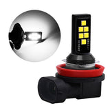 Max 12-SMD 3030 LED Headlight Foglight 60W Hi-Lo Beam Driving DRL