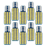 Maxbell DC 12V T10 3014 33SMD LED Bulbs Car Interior Dome Map Lights 10pc Warm White