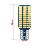 Maxbell DC 12V T10 3014 33SMD LED Bulbs Car Interior Dome Map Lights 10pc Warm White