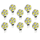 Max Univeral 10X White G4-5050-6SMD LED Bulb HighPower Super Bright Car Light