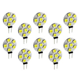 Max Univeral 10X White G4-5050-6SMD LED Bulb HighPower Super Bright Car Light