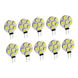 Max Univeral 10X White G4-5050-6SMD LED Bulb HighPower Super Bright Car Light