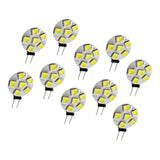 Max Univeral 10X White G4-5050-6SMD LED Bulb HighPower Super Bright Car Light