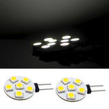 Max Univeral 10X White G4-5050-6SMD LED Bulb HighPower Super Bright Car Light