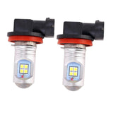 Maxbell 2x 6000K HID Xenon White H8/H11 12-SMD LED Bulbs Driving Fog Light Lamps DRL