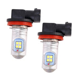 Maxbell 2x 6000K HID Xenon White H8/H11 12-SMD LED Bulbs Driving Fog Light Lamps DRL