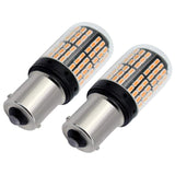 Maxbell 1 Pair Led Bulb 3014 144smd 1156 BAU15S Auto Car Turn Signal Light 12V