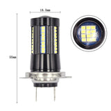 Maxbell 2 PCS H7 2016 66SMD LED 12V Auto Car Fog Light Headlight Bulbs