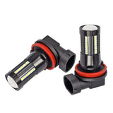 Maxbell 2 PCS H8/H11-2016-66SMD LED 12V Auto Car Fog Light Headlight Bulbs