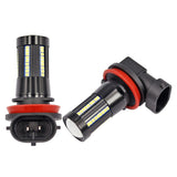 Maxbell 2 PCS H8/H11-2016-66SMD LED 12V Auto Car Fog Light Headlight Bulbs