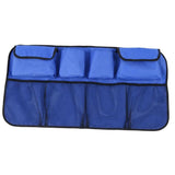 Max Car Backseat Bag Trunk Organizer Storage Bag Mesh Hanging Pocket Blue