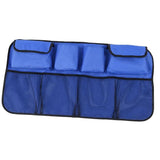 Max Car Backseat Bag Trunk Organizer Storage Bag Mesh Hanging Pocket Blue