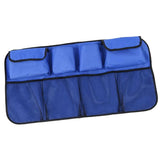 Max Car Backseat Bag Trunk Organizer Storage Bag Mesh Hanging Pocket Blue