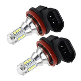 Maxbell 2 Packs H8/H11 80W XBD 16SMD LED 12V Auto Car Fog Light Headlight Bulbs