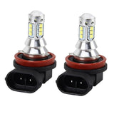 Maxbell 2 Packs H8/H11 80W XBD 16SMD LED 12V Auto Car Fog Light Headlight Bulbs