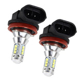 Maxbell 2 Packs H8/H11 80W XBD 16SMD LED 12V Auto Car Fog Light Headlight Bulbs