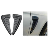 Maxbell Carbon Fiber Air Vent Hood Intake Fender Cover Trim for BMW