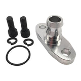 Maxbell 18mm Barb Garrett T3 T4 T04B Billet Aluminum Turbo Oil Drain Return Flange