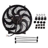 Maxbell Universal 14" Electric Radiator Cooling Fan Assembly 2250CFM for Car Vehicle